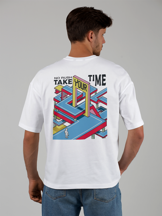 NO RUSH TAKE YOUR TIME – Premium Heavyweight T-Shirt