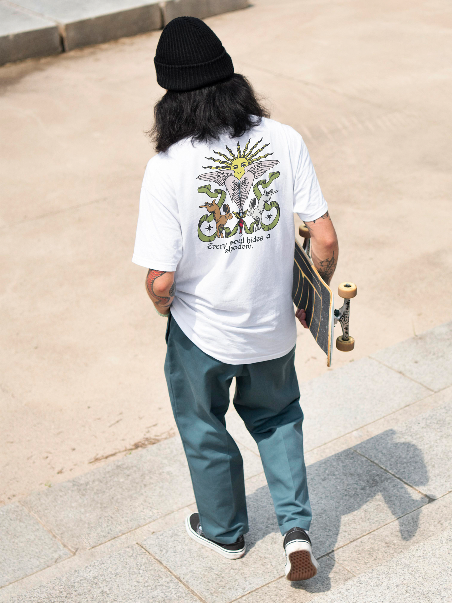 EVERY SOUL HIDES A SHADOW – Premium Heavyweight T-Shirt