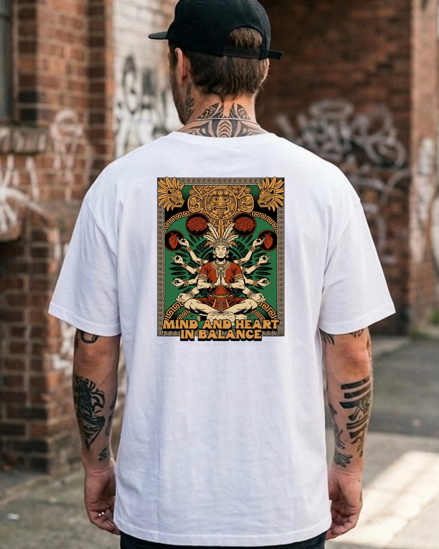 Mind and Heart in Balance – Premium Heavyweight T-Shirt
