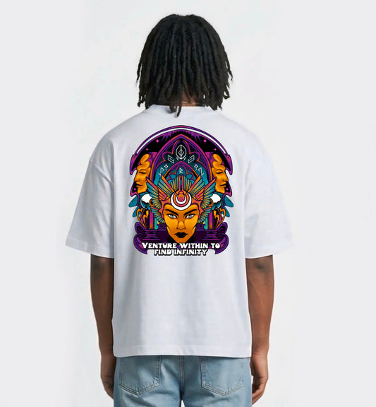 VENTURE WITHIN TO FIND INFINITY - Premium Heavyweight T-Shirt
